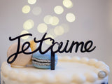 Je t'aime - Cake Topper