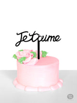 Je t'aime - Cake Topper