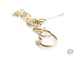 Congrats - Cake Topper - Gold Mirror