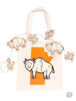 Bison x Manitoba - Tote Bag