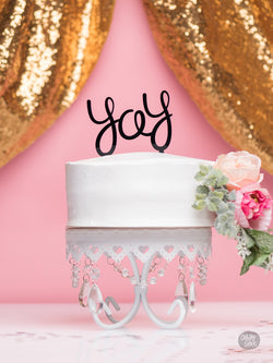 Yay - Cake Topper
