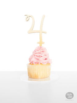 # 4 - Cake Topper - Wood