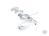 Love - Cake Topper - Silver Mirror Acrylic