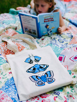 Moth Trio - Tote Bag