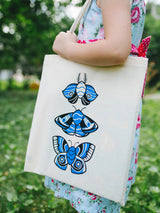 Moth Trio - Tote Bag