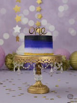 One - Cake Topper - Gold Mirror Acrylic